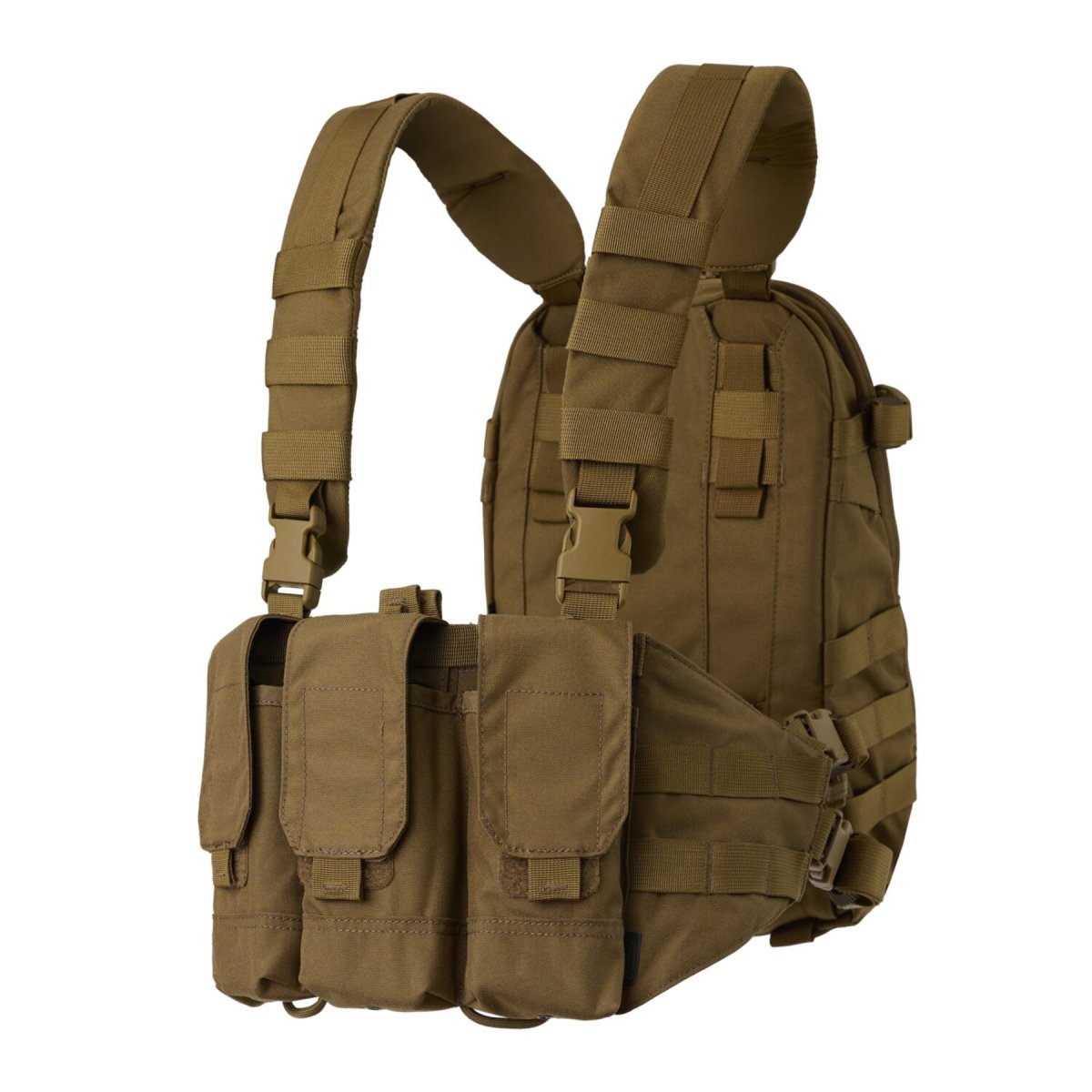 Helikon-Tex Chicom Tactical Chest Rig, verstellbar, Harrnes Woodland Camo