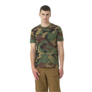 Helikon - Tex Classic T-Shirt Short Sleeve Relaxed Fit Cotton Woodland Camo - GoMilitar