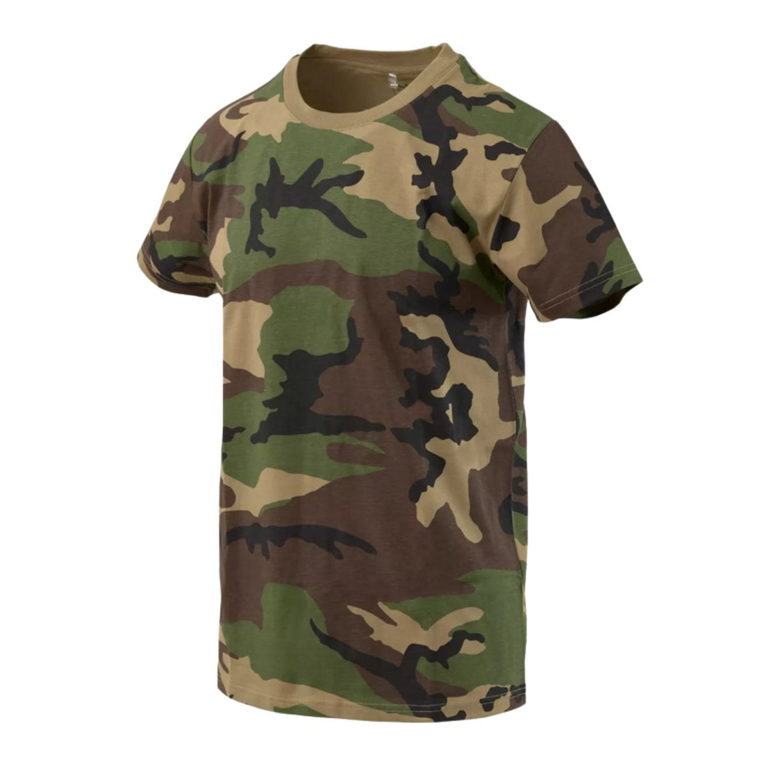 Helikon-Tex Classic T-Shirt, kurzärmelig, entspannte Passform, Baumwolle, Woodland Camo