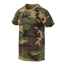 Helikon - Tex Classic T-Shirt Short Sleeve Relaxed Fit Cotton Woodland Camo - GoMilitar