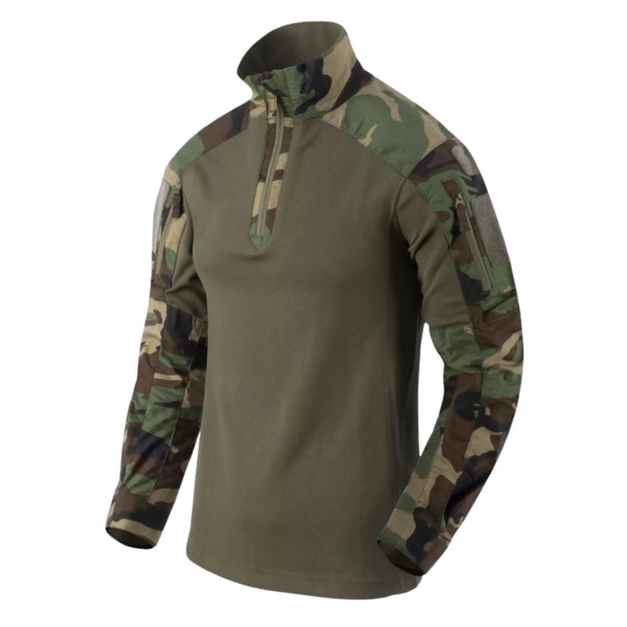 Helikon - Tex MCDU Combat Shirt Ellenbogenverstärkung Ripstop Woodland Camo - GoMilitar