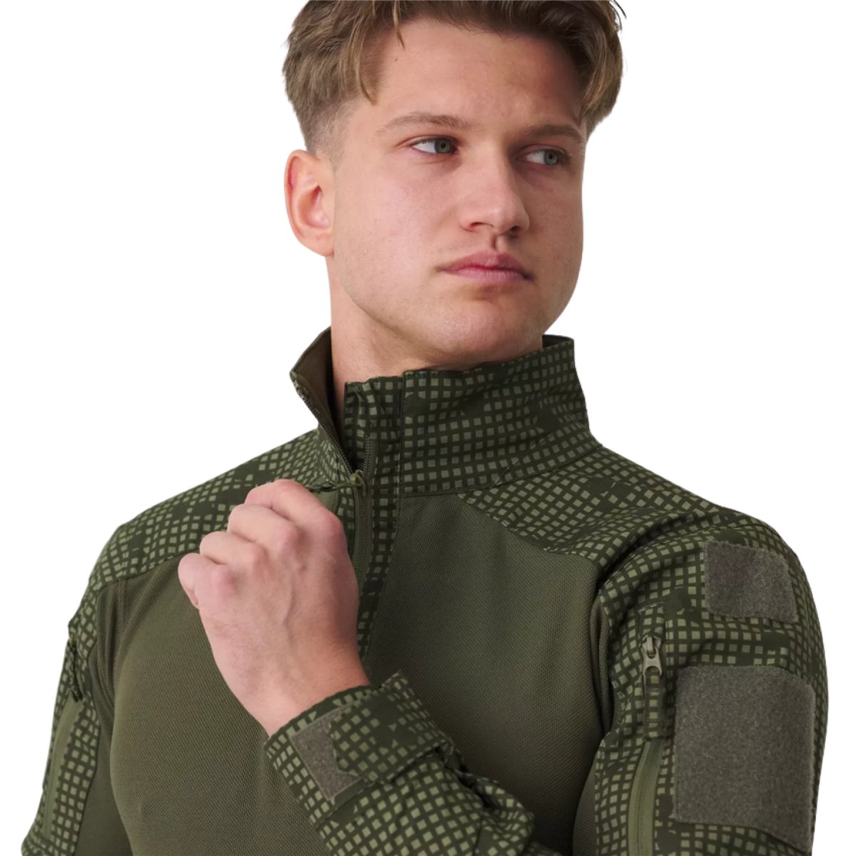Helikon-Tex MCDU Combat Shirt Ellenbogenverstärkung Ripstop Woodland Camo