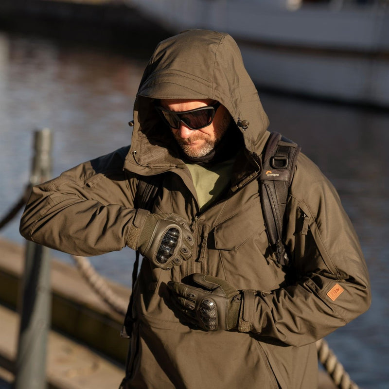 Helikon-Tex Piligrim Anorak Jacke, feuerfest, schnelltrocknend, wachsbar, Bushcraft