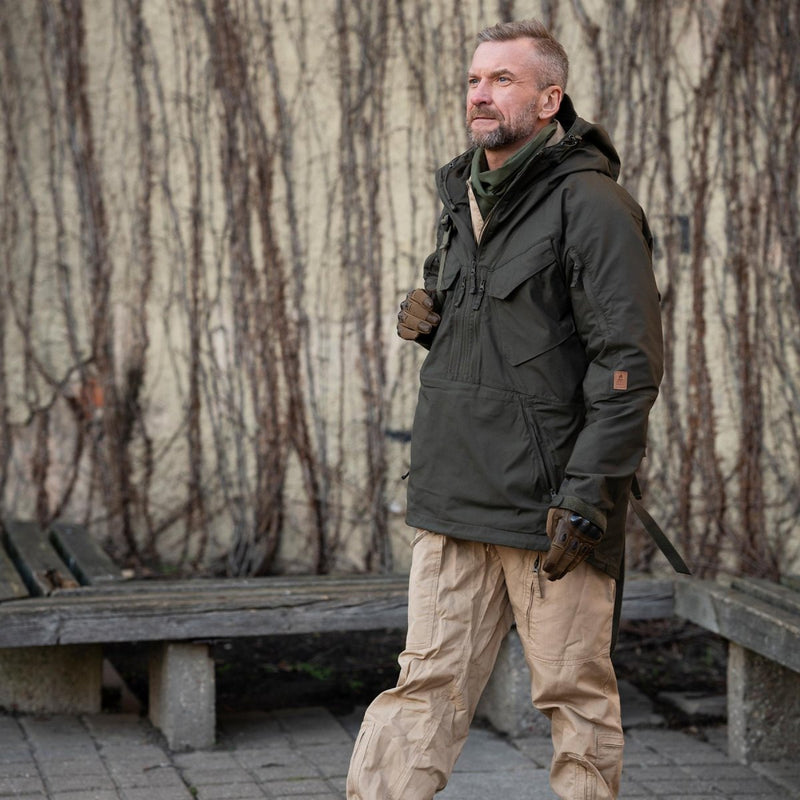 Helikon-Tex Piligrim Anorak Jacke, feuerfest, schnelltrocknend, wachsbar, Bushcraft