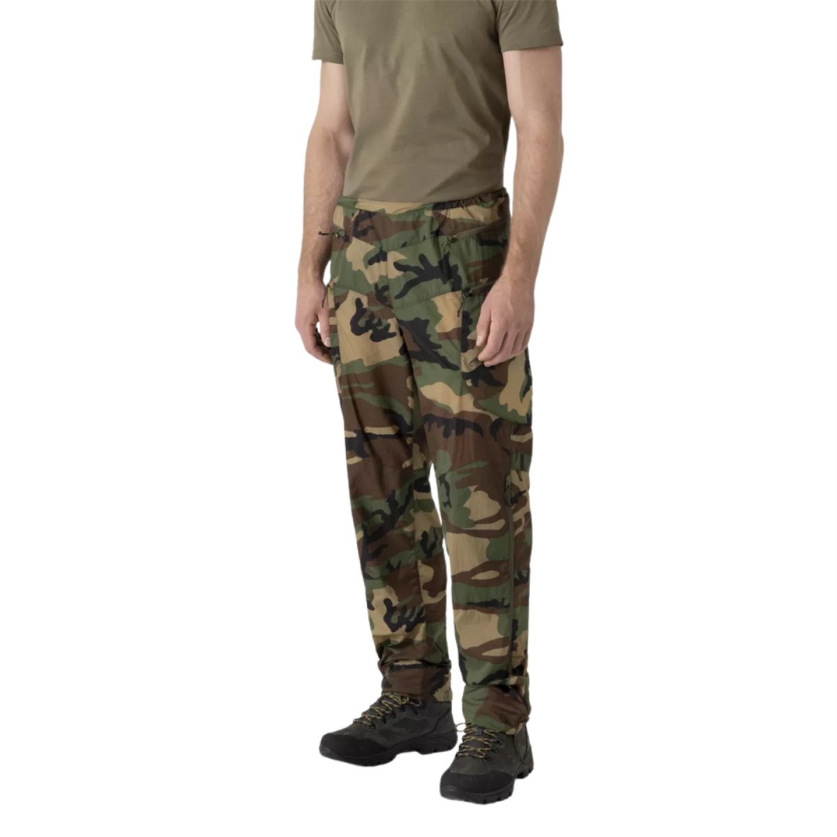 Helikon-Tex Windrunner Überhose Windpack Nylon Cargo Taschen Woodland Camo