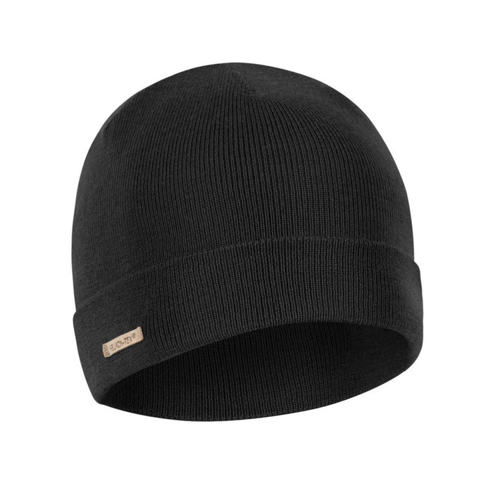 Helikon - Tex Winter Beanie Cap Breathable Double Layer Merino Knit Black - GoMilitar