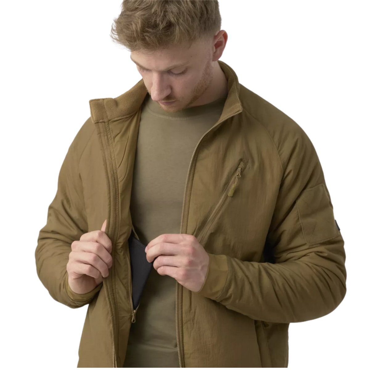 Helikon-Tex Wolfhound Jacke Climashield Isolierung Windpack Woodland Camo