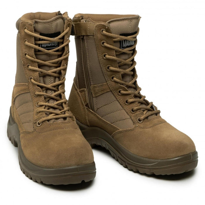 HI-TEC Wanderstiefel Magnum Centurion 8.0 Coyote taktisches Schuhwerk mit seitlichem Reißverschluss NEU – GoMilitar