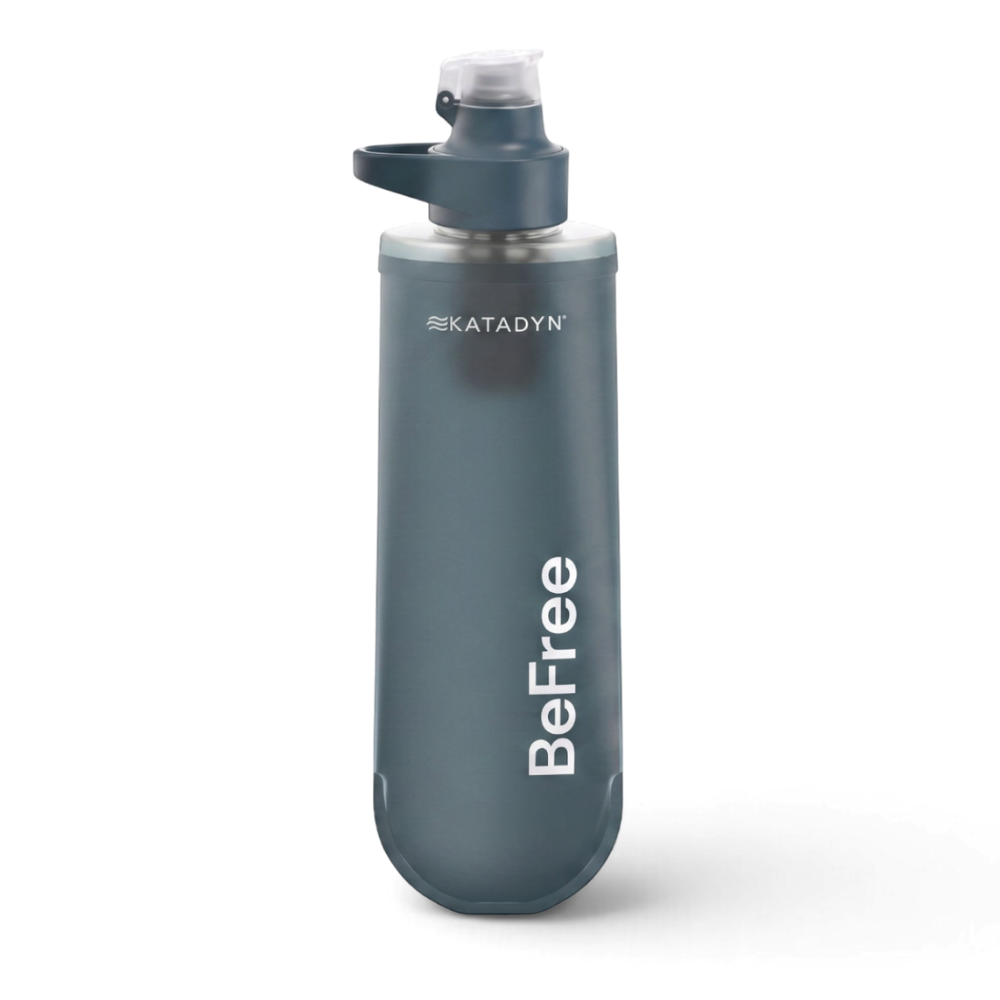Katadyn BeFree AC 0,5L Wasserfilter Soft Flask Wandern Camping Schieferblau