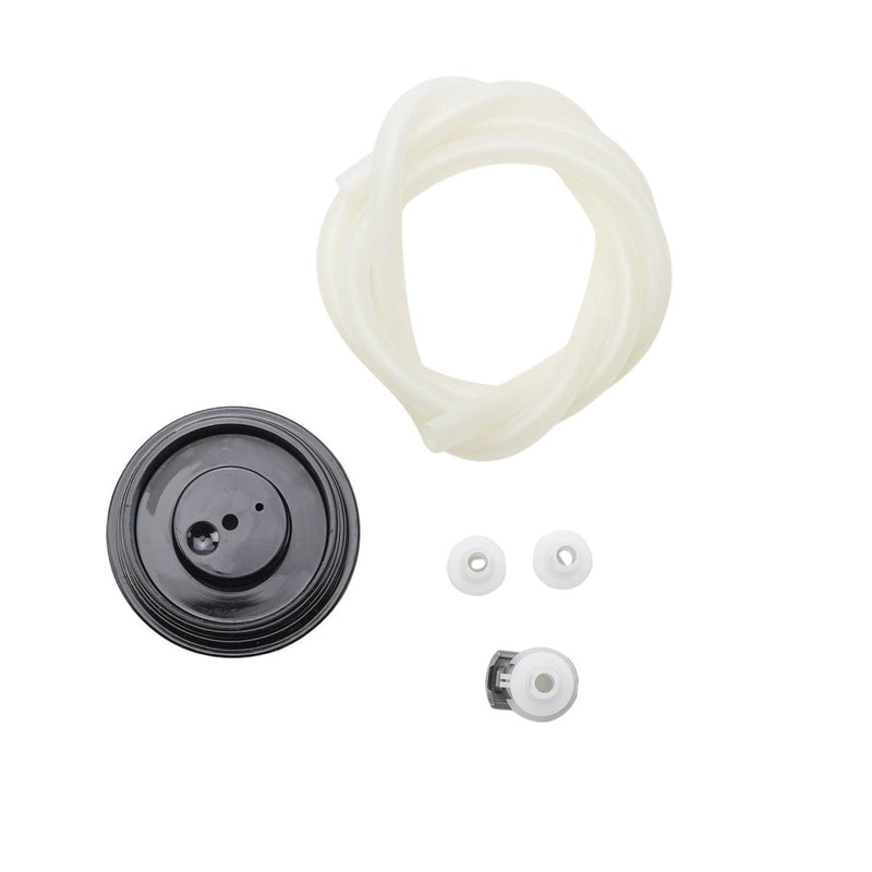 Replacement parts kit including tubing, fittings, and connectors for Katadyn Hiker Pro water filter system.