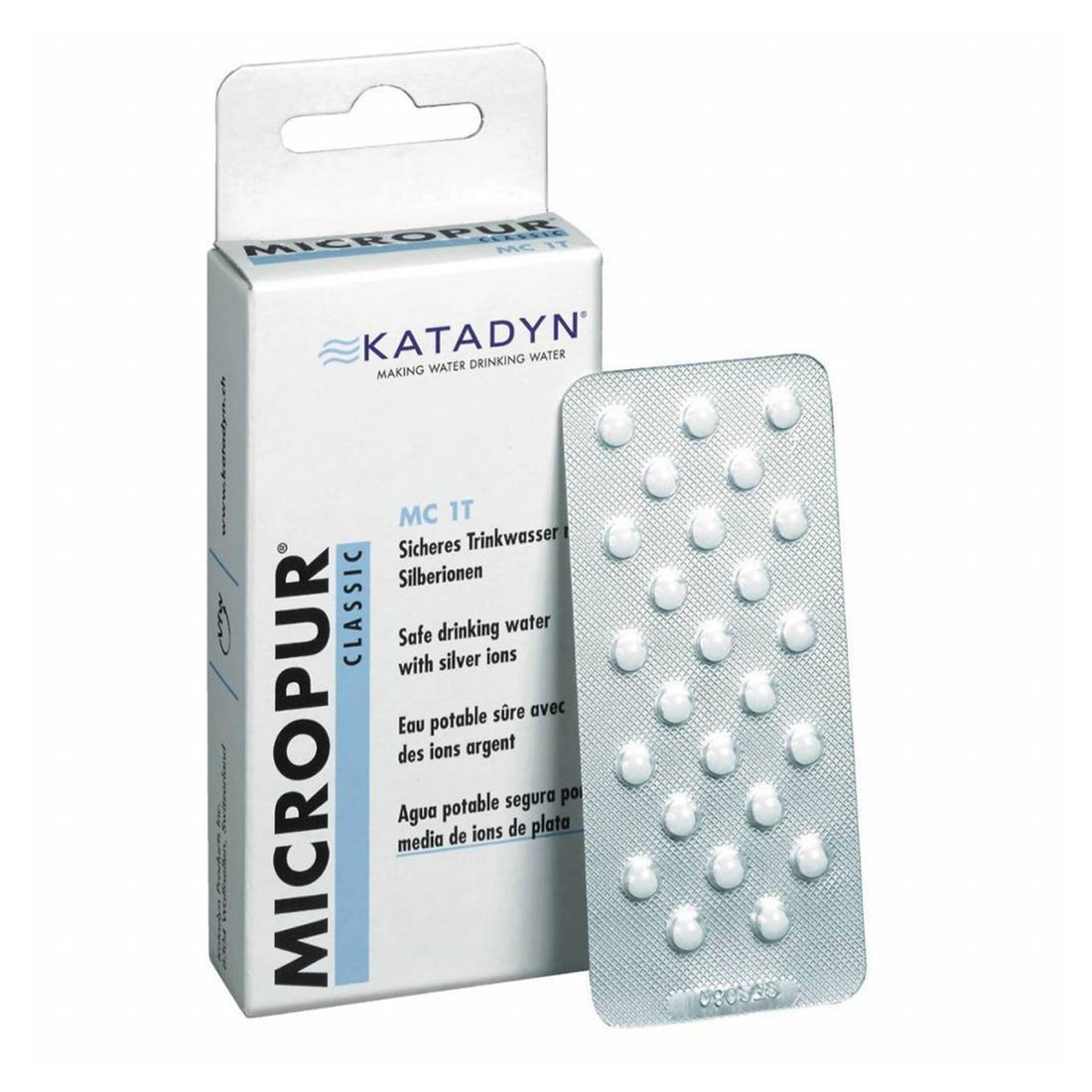 Katadyn Micropur Classic MC 1T Wasserreinigungstabletten 2x25 Langzeitgebrauch