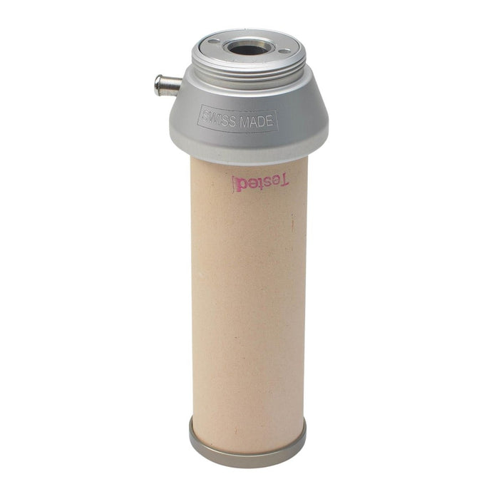 Katadyn Pocket water filter replacement cartridge with silver-impregnated ceramic for clean safe drinking water outdoors