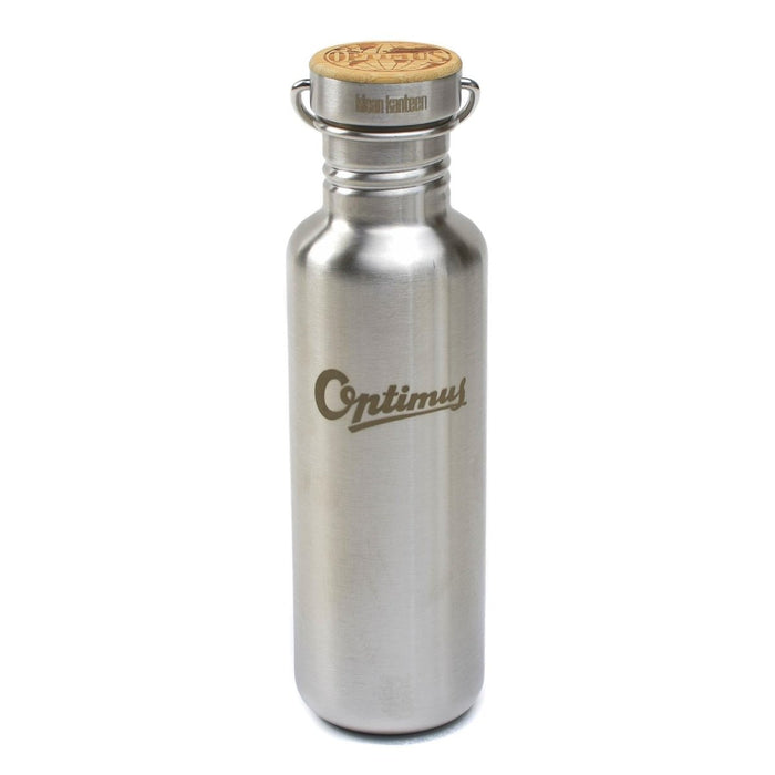 Klean Kanteen Optimus stainless steel water bottle 800ml hiking hydration flask - GoMilitar
