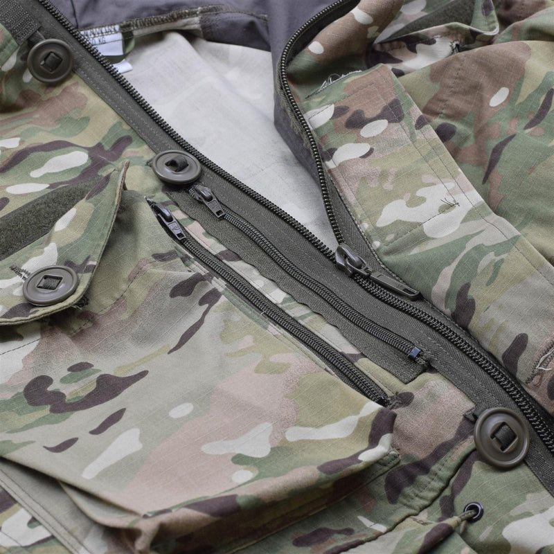 Leo Kohler Militärische taktische Kitteljacke Ripstop Multicam Camouflage Feldmantel
