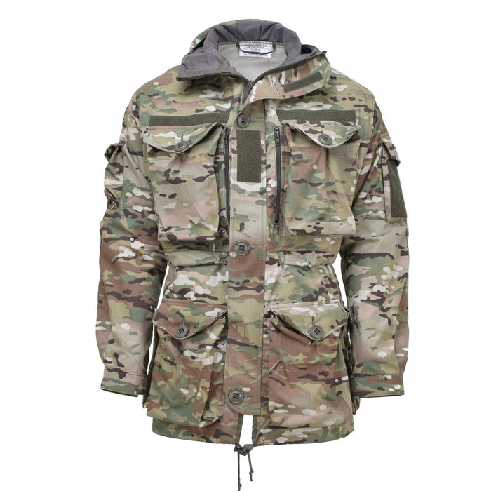 Leo Kohler militärische taktische Kitteljacke, Ripstop-Multicam-Camouflage-Feldmantel – GoMilitar