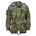 Taktische Smock-Jacke von Leo Kohler aus Ripstop-Gewebe, mit Kapuze und Cordura verstärkten Ellbogen
