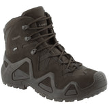 Lowa Zephyr GTX Mid TF Taktische Stiefel, wasserdicht, gepolsterter Schaft, dunkelbraun
