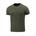 M-Tac 93/7 Sommer-T-Shirt mit bequemer Passform, leichte Stretch-Baumwolle, Armeeoliv