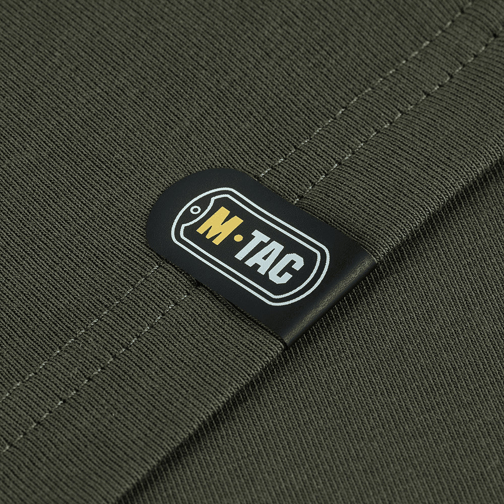 M-Tac 93/7 Sommer-T-Shirt mit bequemer Passform, leichte Stretch-Baumwolle, Armeeoliv