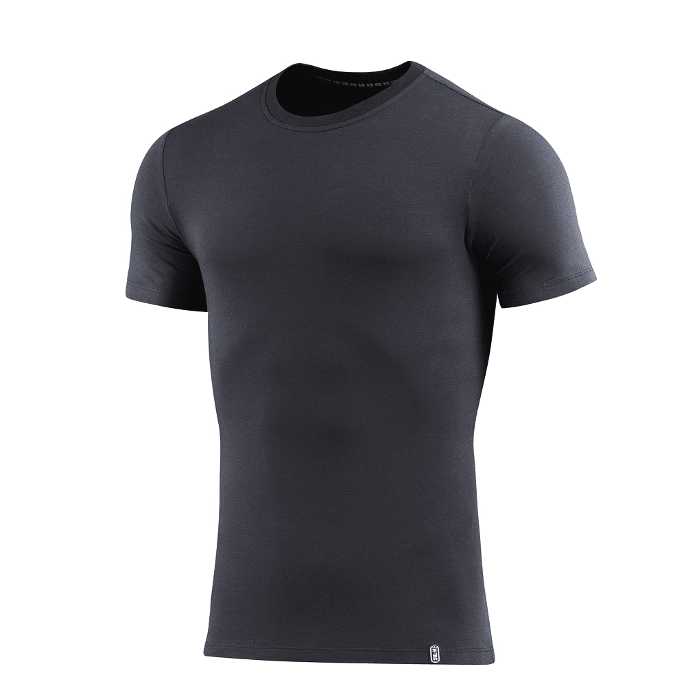 M-TAC 93/7 Sommer-T-Shirt aus leichter Stretch-Baumwolle, kurzärmelig, dunkelgrau