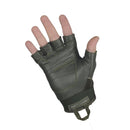 M - TAC Assault Tactical Mk. 4 Fingerless Gloves Knuckles Cushioning Pads Olive - GoMilitar