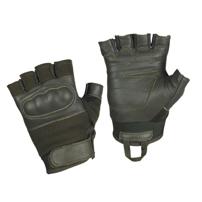 M – TAC Assault Tactical Mk. 4 fingerlose Handschuhe, Knöchelpolster, olivgrün – GoMilitar