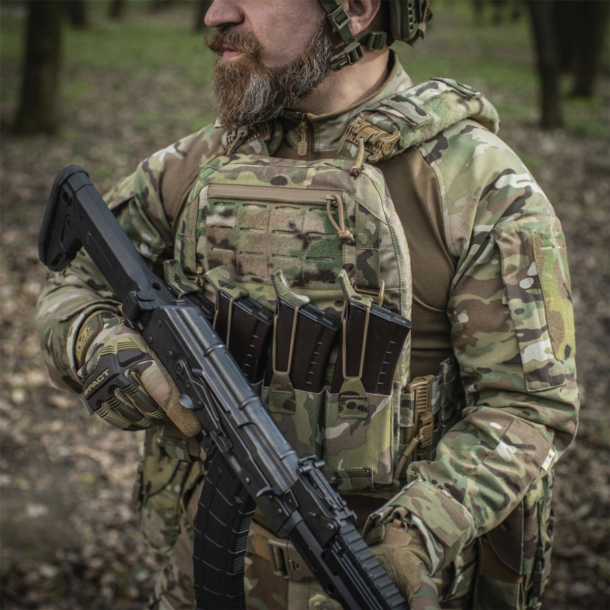 M-TAC Cuirass QRS FAST Taktischer Plattenträger MOLLE-kompatibel MTP Camo