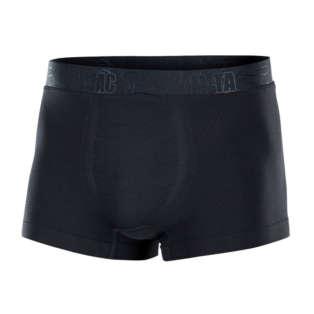 M-TAC Hexagon Taktische Boxershorts, atmungsaktiv, hypoallergen, Coolmax-Gewebe, Schwarz