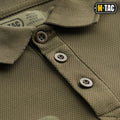 M-TAC Poloshirt im Militärstil, atmungsaktiv, leicht, taktische Unterwäsche, Oliv