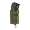 M-TAC Offene Doppelmagazintasche, rutschfest, gummiert, taktisches Cordura, Oliv