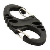 M-TAC S-Haken Taktischer Karabiner Leichter Utility Gear Clip-Haken Schwarz