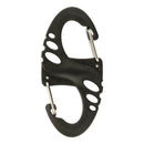 M - TAC S - Hook Tactical Carabiner Lightweight Utility Gear Clip Hook Black - GoMilitar