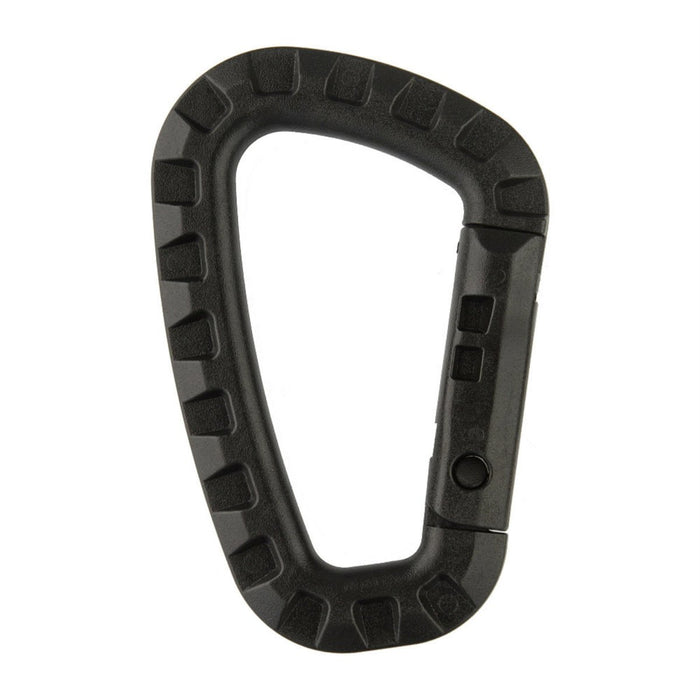 M – TAC Taktischer Karabiner, leichter Clip-Haken für Mehrzweckausrüstung, ABS-Kunststoff, Schwarz – GoMilitar