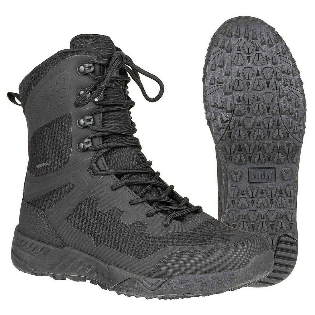 Magnum Ultima 8.0 wasserdichte Kampfstiefel, leichte Wanderstiefel, Trekkingschuhe, schwarz