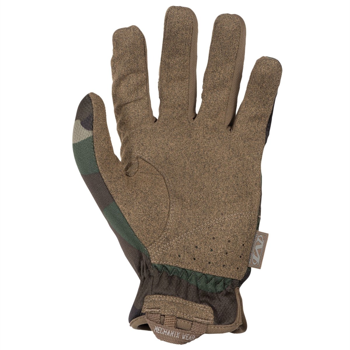 Mechanix Wear Fastfit Gen 2 Taktische Handschuhe, elastische Bündchen, Woodland Camo