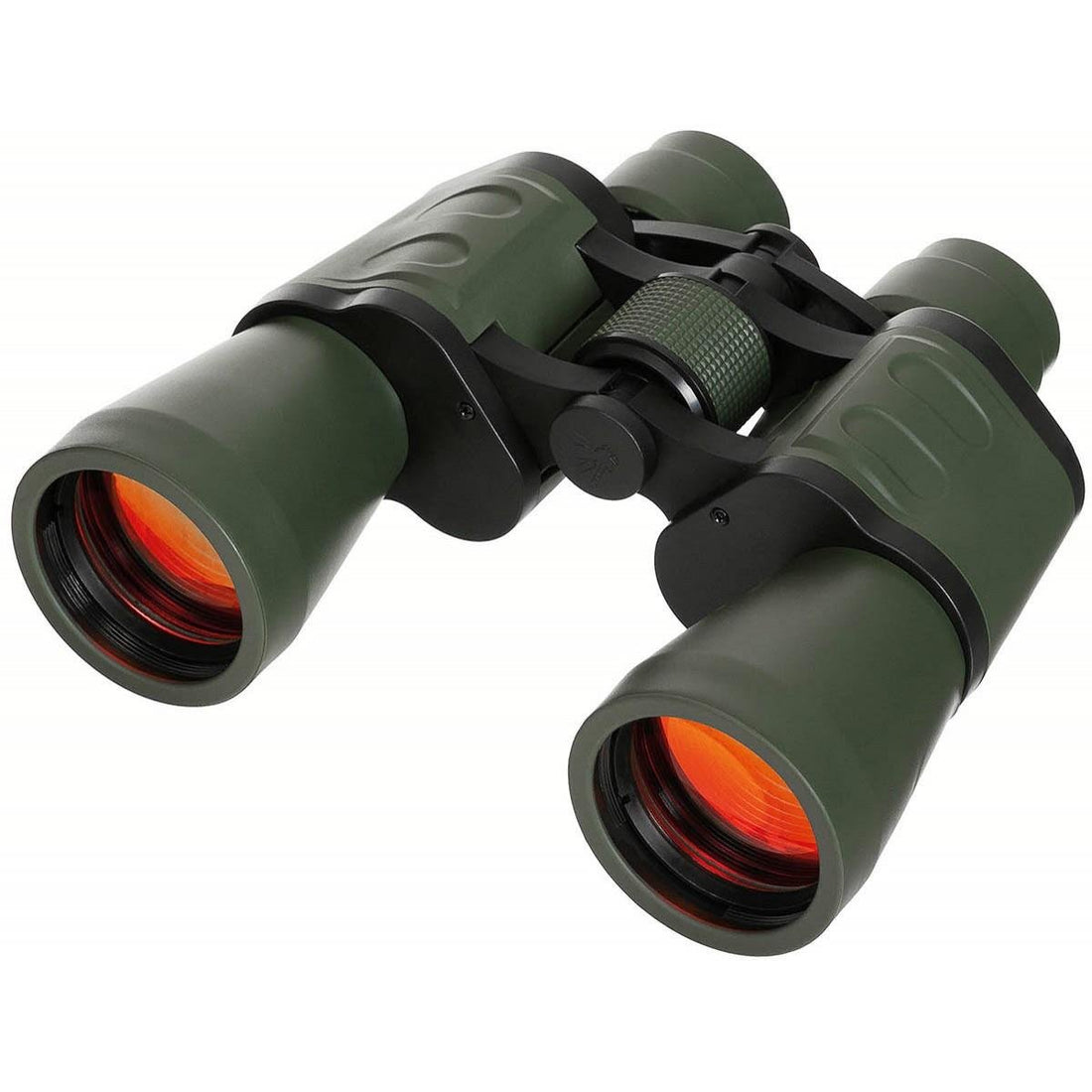 MFH 10x50 Militärisches taktisches Fernglas BAK4 Rubinglas faltbar OD Grün