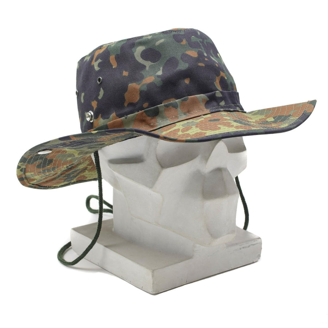 MFH Marke Militärischer Buschhut Flecktarn Panamahut Dschungel Sommermütze NEU