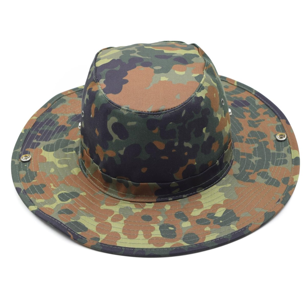 MFH Marke Militärischer Buschhut Flecktarn Panamahut Dschungel Sommermütze NEU