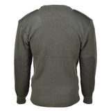 MFH Marke Militärstil Kommando Pullover Stock Stitch Strickpullover oliv NEU
