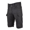 MFH Marke Militär-Stil Shorts Bermuda schwarz robuste Baumwolle Ripstop Uniform NEU