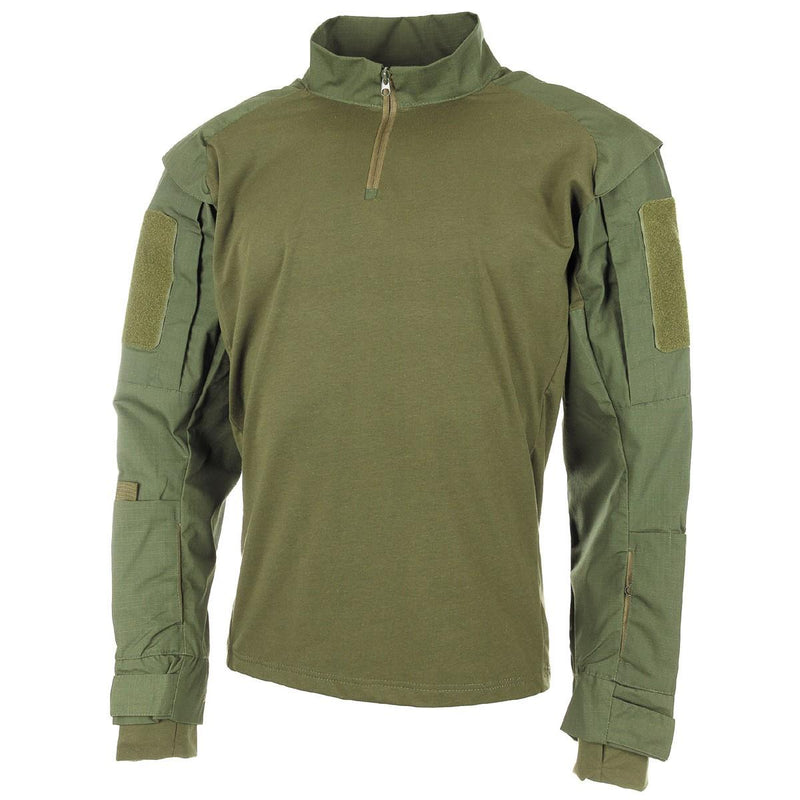 MFH Brand U.S. Military style shirts combat long sleeves BDU tactical olive NEW - GoMilitar