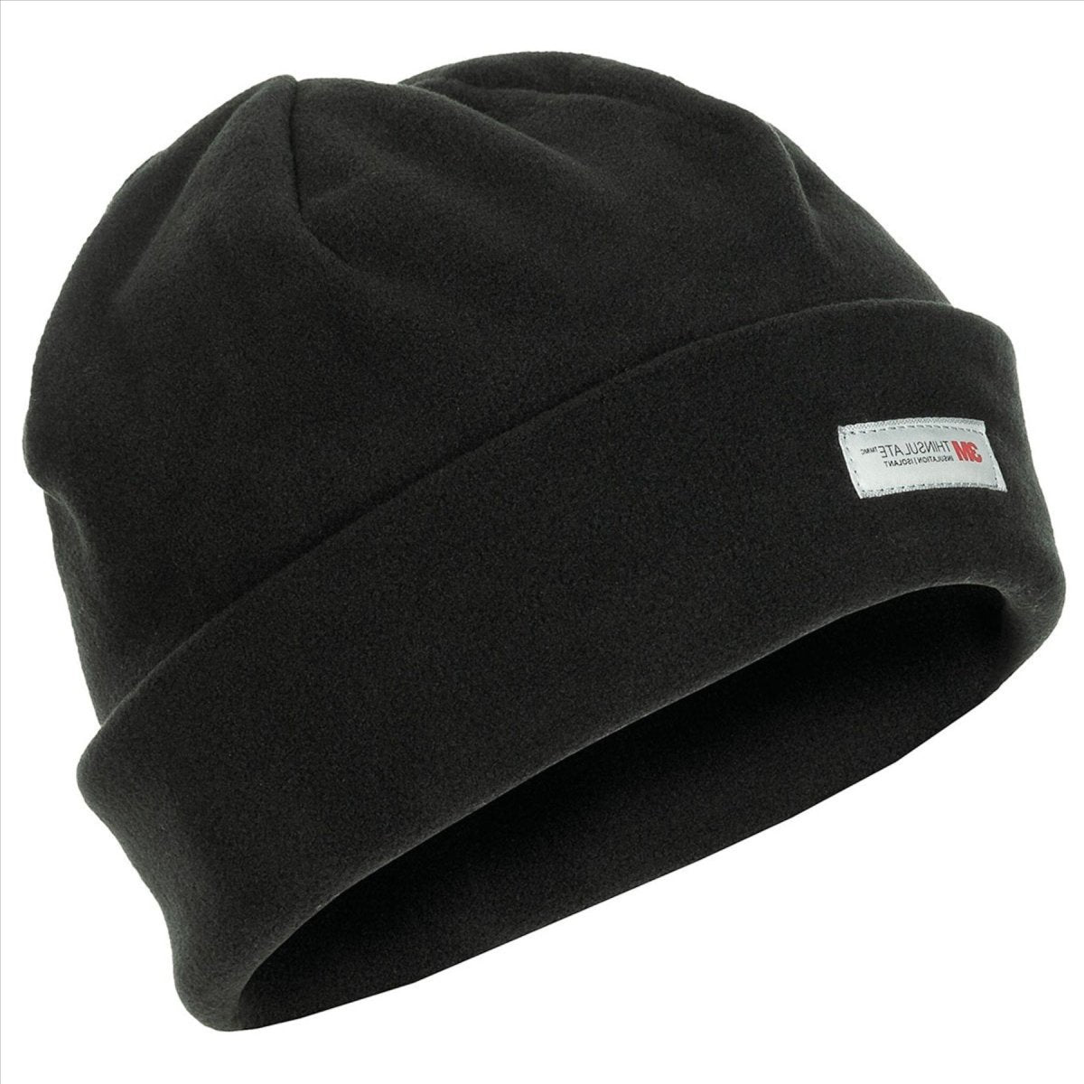 MFH Militär-Fleece-Beanie-Mütze, Thinsulate isoliert, für kaltes Wetter, Schwarz