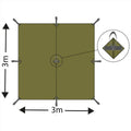MFH -TARP Extreme Tarpaulin wasserfeste Rip Stop Stoff Finnisch M05 Camo