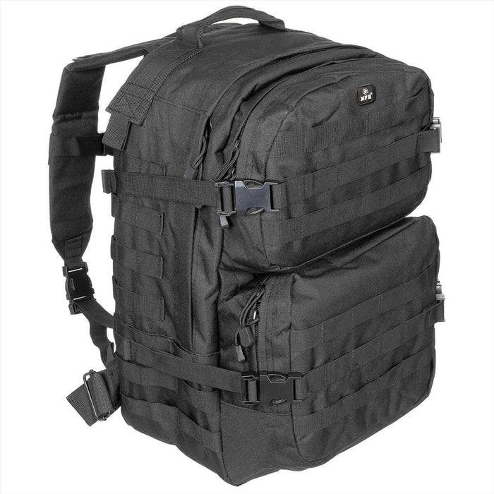 MFH US Assault II Taktischer Rucksack 40L Ergonomisches MOLLE-System Trinksystem vorbereitet – GoMilitar