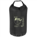 MIL-TEC 5L Dry Bag Wasserdichter Rollverschluss zur Aufbewahrung von Outdoor-Ausrüstung Schwarz