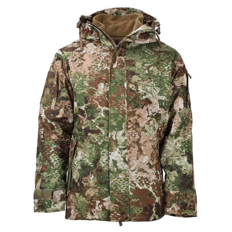 MIL - TEC army rain wet weather jacket Gen II with fleece liner waterproof hooded - GoMilitar