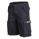 Mil-Tec black moleskin lightweight paratrooper shorts with cargo pockets and belt loops for outdoor and work use