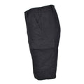 Schwarze, vorgewaschene Bermuda-Shorts aus Moleskin der Marke Mil-Tec im Stil der Bundeswehr