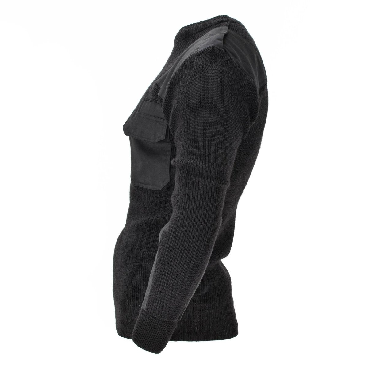 Mil-Tec Marke Herren Pullover Deutscher Pullover Kommando Pullover Schwarzer Pullover Wolle
