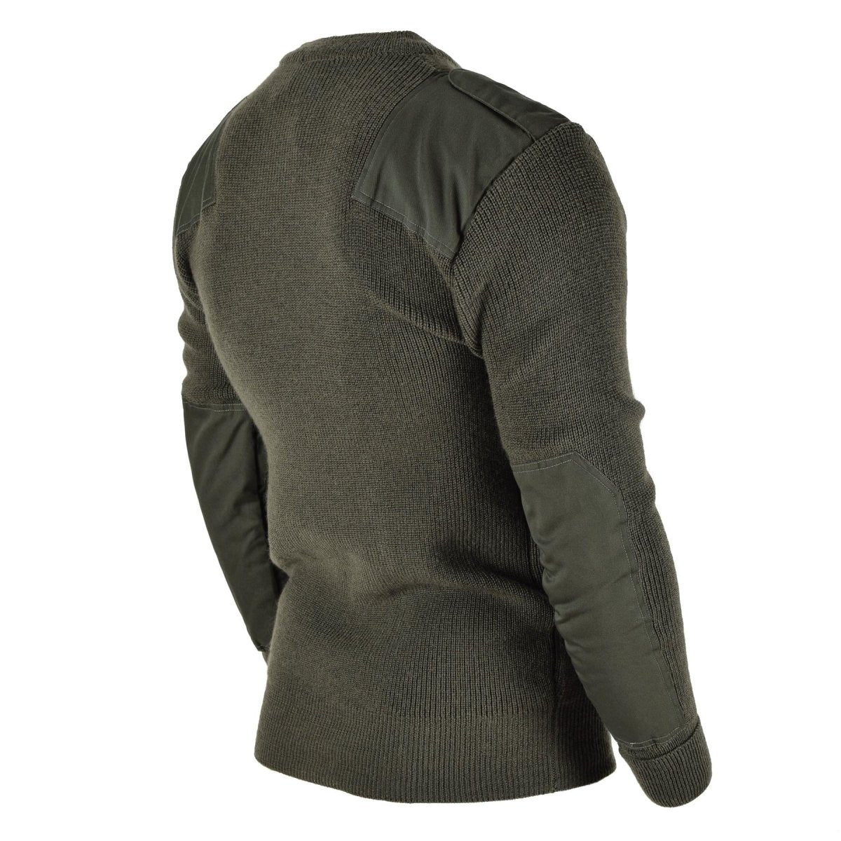 Mil-Tec Herren Pullover Deutscher Pullover Kommando Pullover Olive OD Pullover Wolle